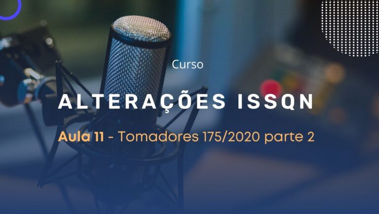 Aula 11: Tomadores 175/2020 parte 2